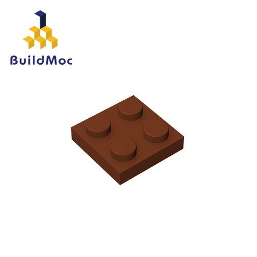 MOC Compatible Assembles Particles Plate 3022 2x2 For Building Blocks DIY LOGO Educational High-Tech Spare Toys