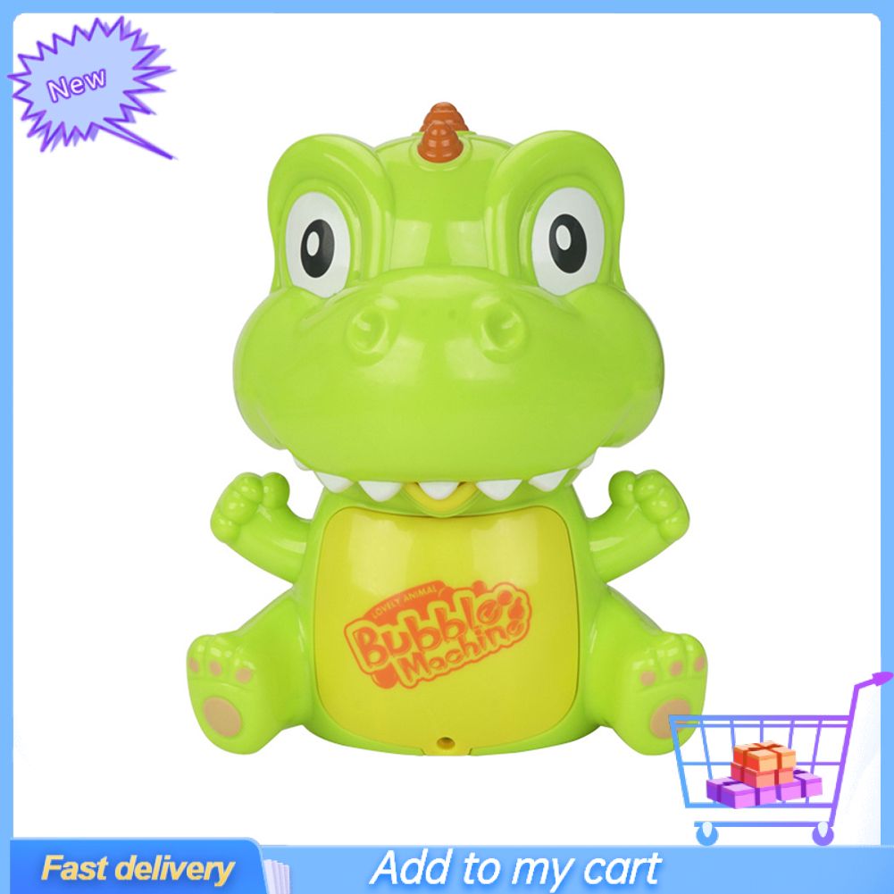 Children Cartoon Dinosaur Squirrel Automatic Bubble Machine Kids Bathtub Toy