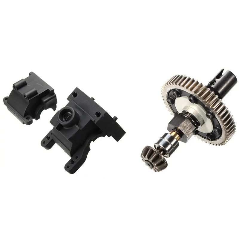 2 Pcs for JLB Racing CHEETAH 1/10 Brushless RC Car Parts, Rear Driver Set EA1058 & Gear Box Gearbox Case Cover EA1049