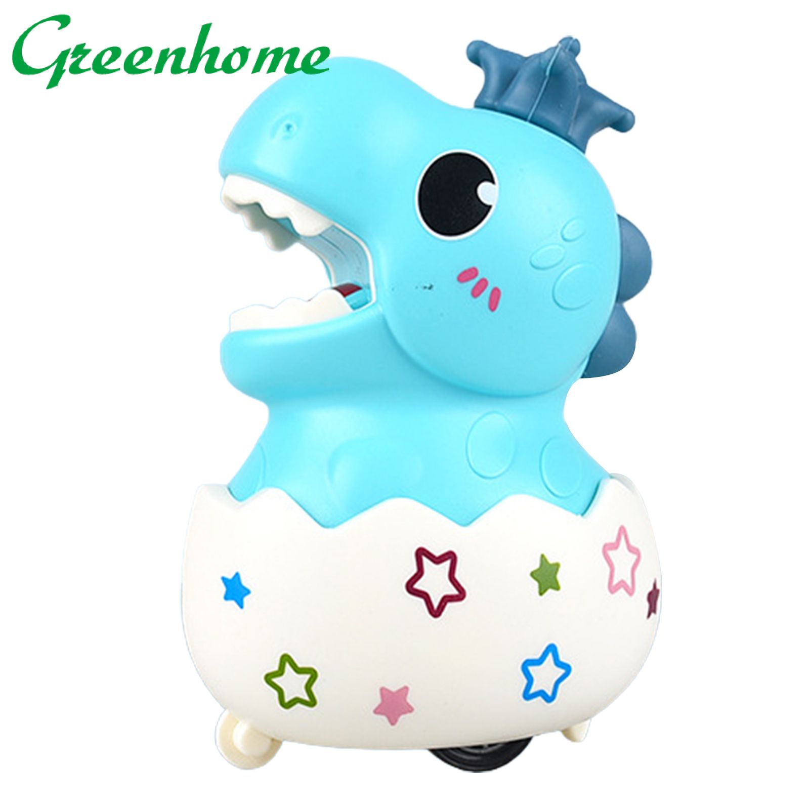 Greenhome Dinosaur Inertia Toy Burrs-free Excellent Workmanship Fadeless Competition Game Educational Dinosaur Toy for Kids