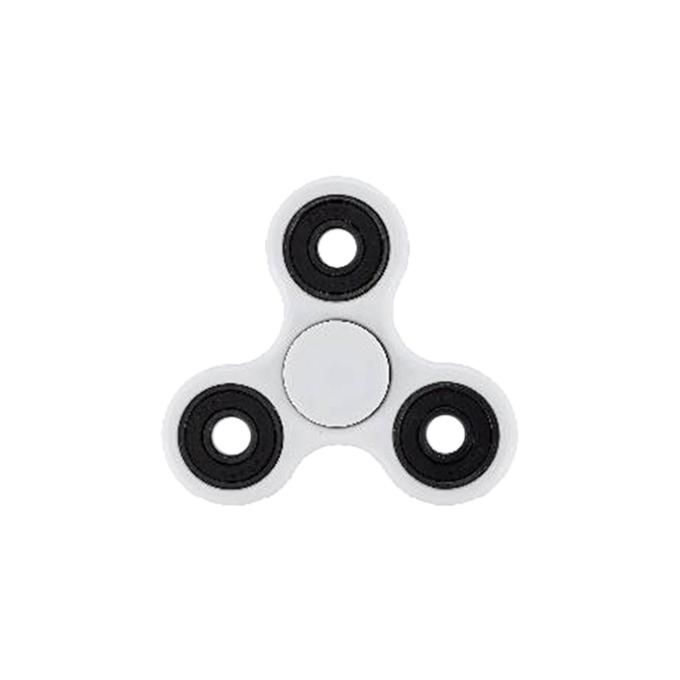 Fidget Spinner Stress Reducer Toy - White and Black