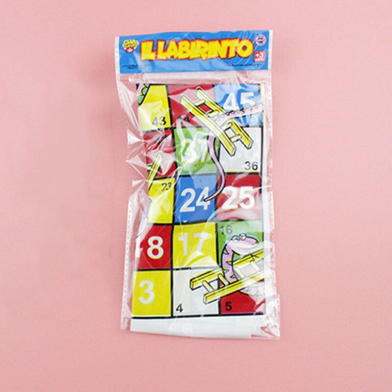Interesting Board Game Set Portable Flying Chess Board Family party Game gifts Educational Snake Ladder Kids Children Toys