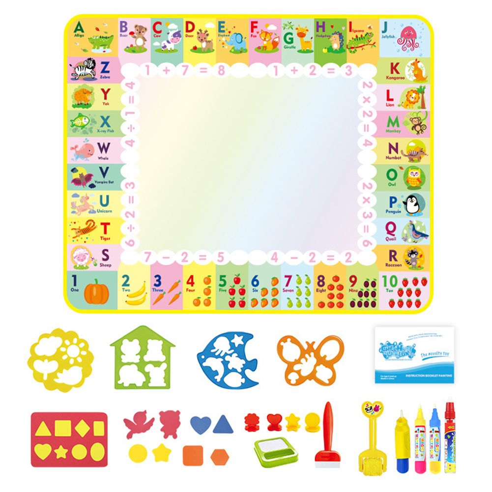 Reusable Water Canvas Writing Graffiti Creation Colorful Painting Mat Kids Toy