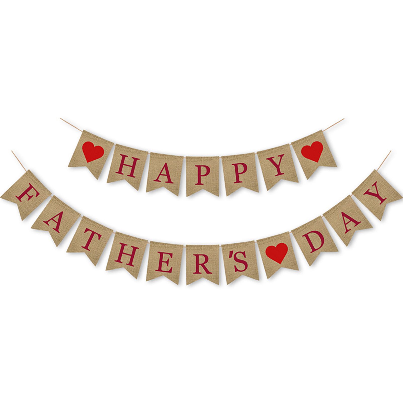 Bunting Banner Reusable Happy Father Day Bunting Party Decoration
