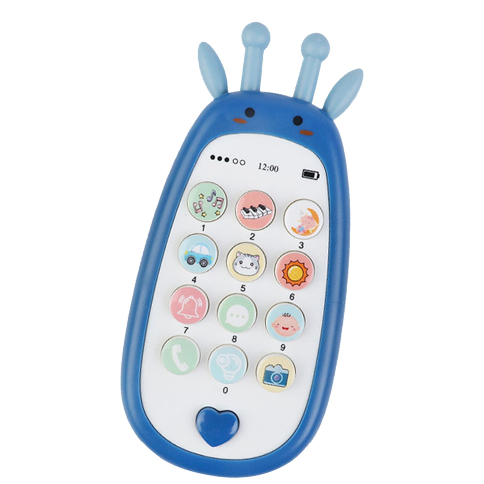 Phone Toy Lovely Shape with Light and Sound ABS Kids Simulation Phone Model for Baby