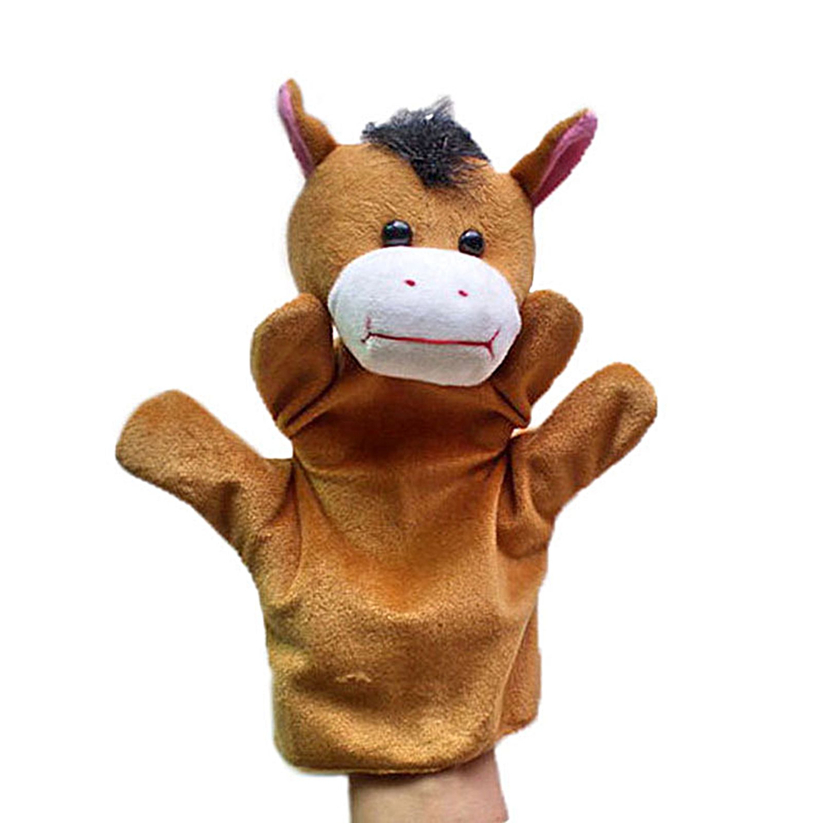 Fidget Plush Toy Super Soft Hand Puppet Doll Pretend Play Storytelling Toy