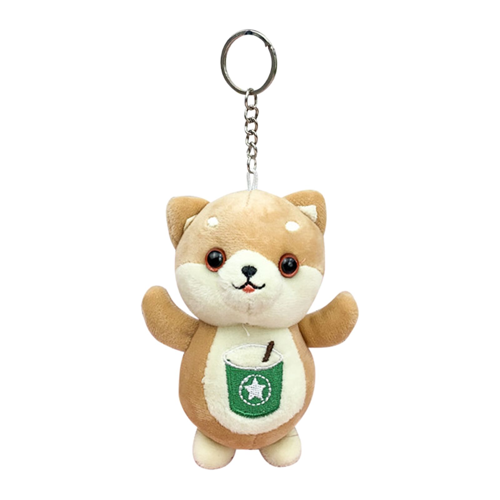 Shiba Inu Pendant Delicate Craft Cute Attractive Cartoon Shiba Inu Plush Pendant for Handbag