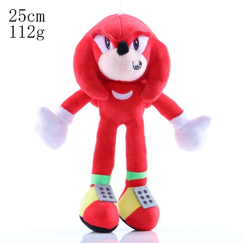 27-30cm Sonic Plush Doll keychain Toys Cartoon PP Cotton Black Blue Shadow Hedgehog Soft Stuffed pendant Toy Kids Birthday Gifts