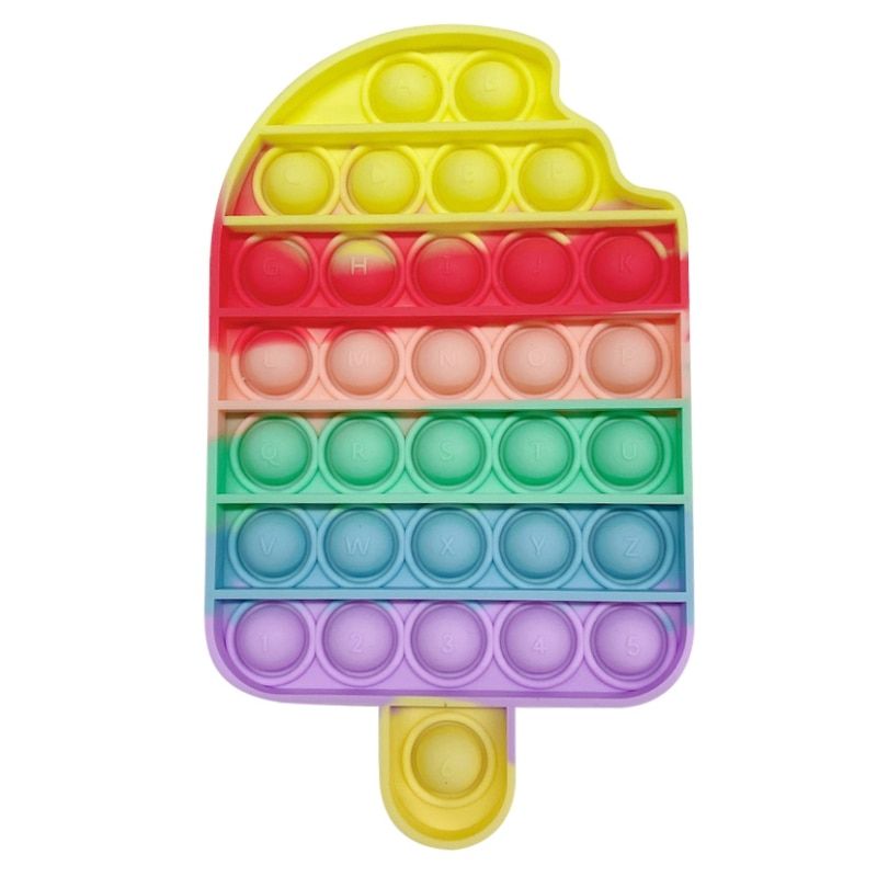 1Pc Push Bubble Zintuiglijke Fidget Speelgoed Autisme Squishy Stress Reliever Speelgoed Volwassen Kid Eenhoorn Pop Het