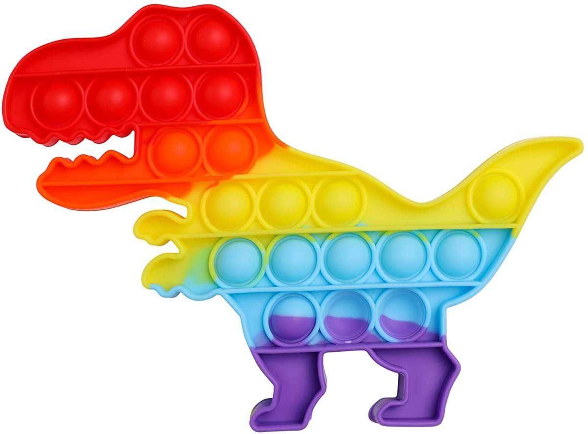 1 X Push Pop Bubble Fidget Sensory Toy, Silicone Puzzle Game