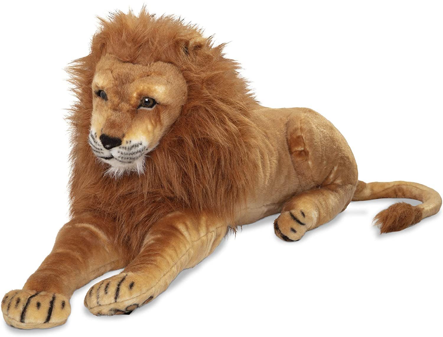 Giant Lion Plush Soft Big Ride Lion Toy Simulation Gift Birthday