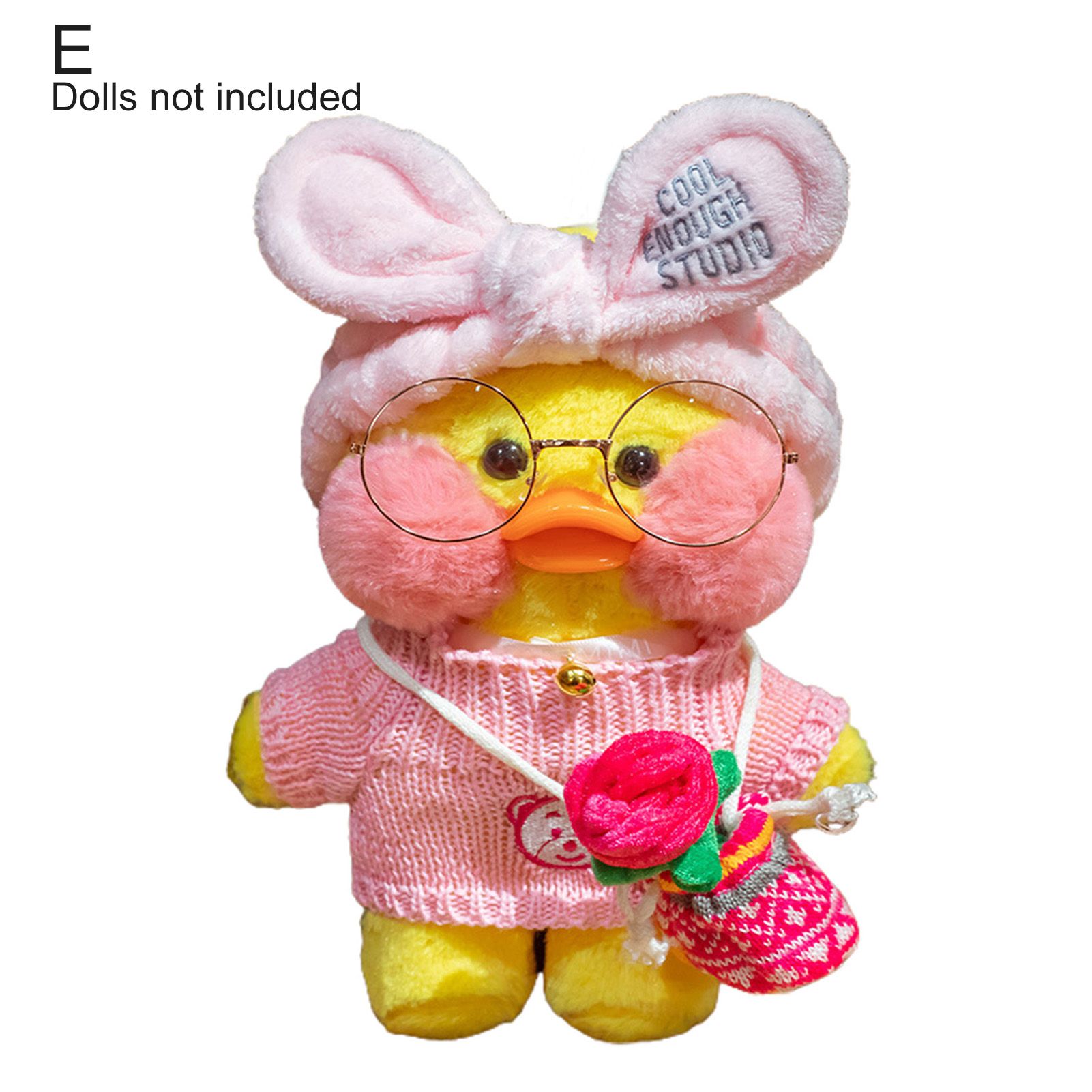 Plush Doll Comforle Wearing Yellow Ducks Plush Toys Doll
