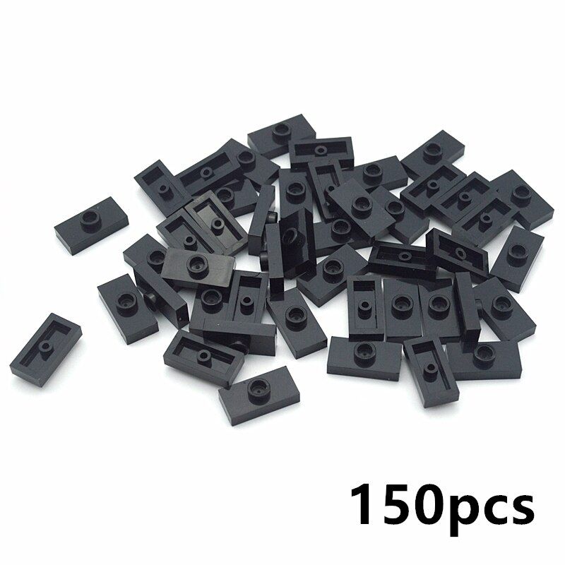 150pcs DIY Building Block 1X2 Assemble Construction Brick Tech MOC Parts Educational Toy for children Compatible All brand 15573