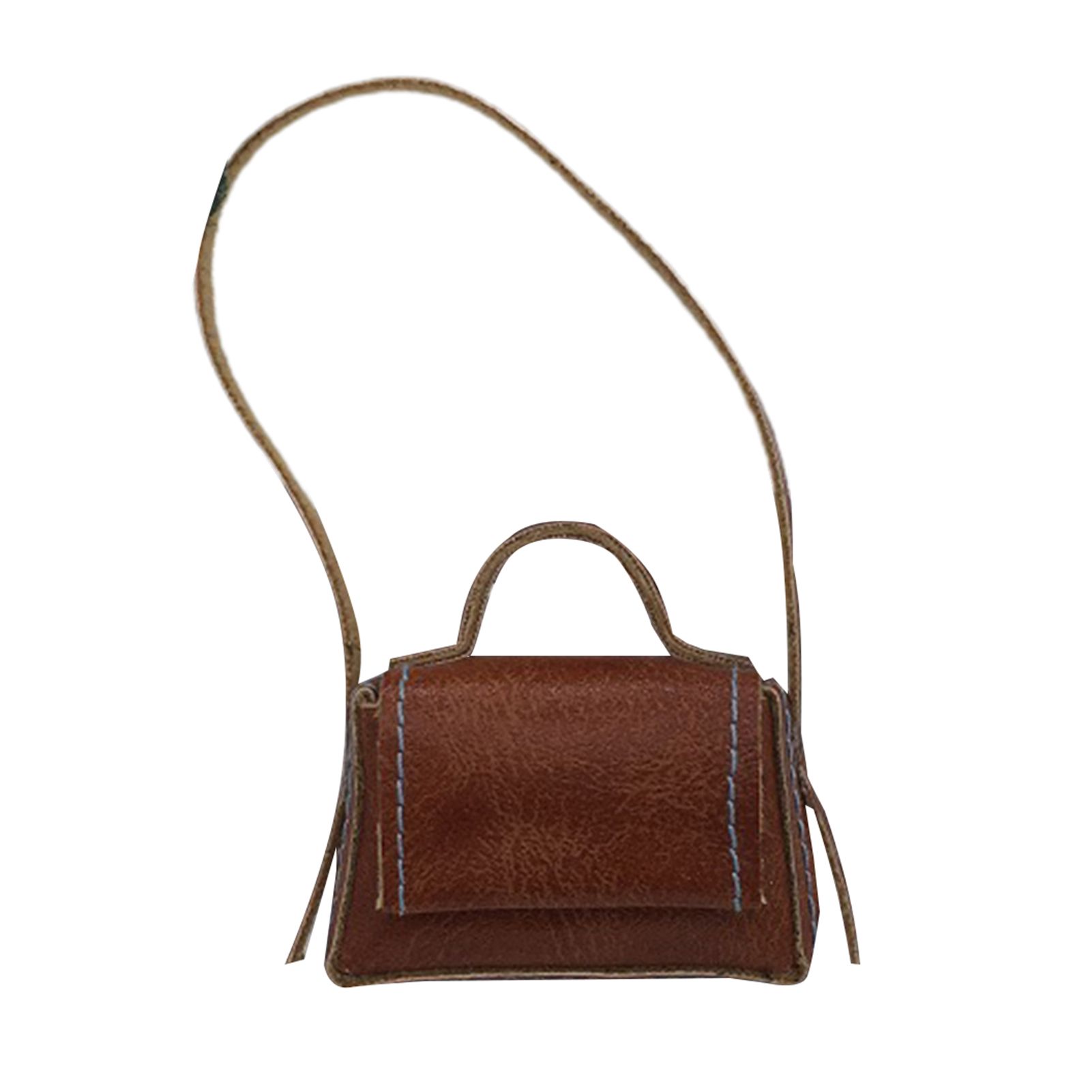 Mini Bag Stylish Meticulous Workmanship 1/12 Ratio Dollhouse Cross-body Bag for Doll