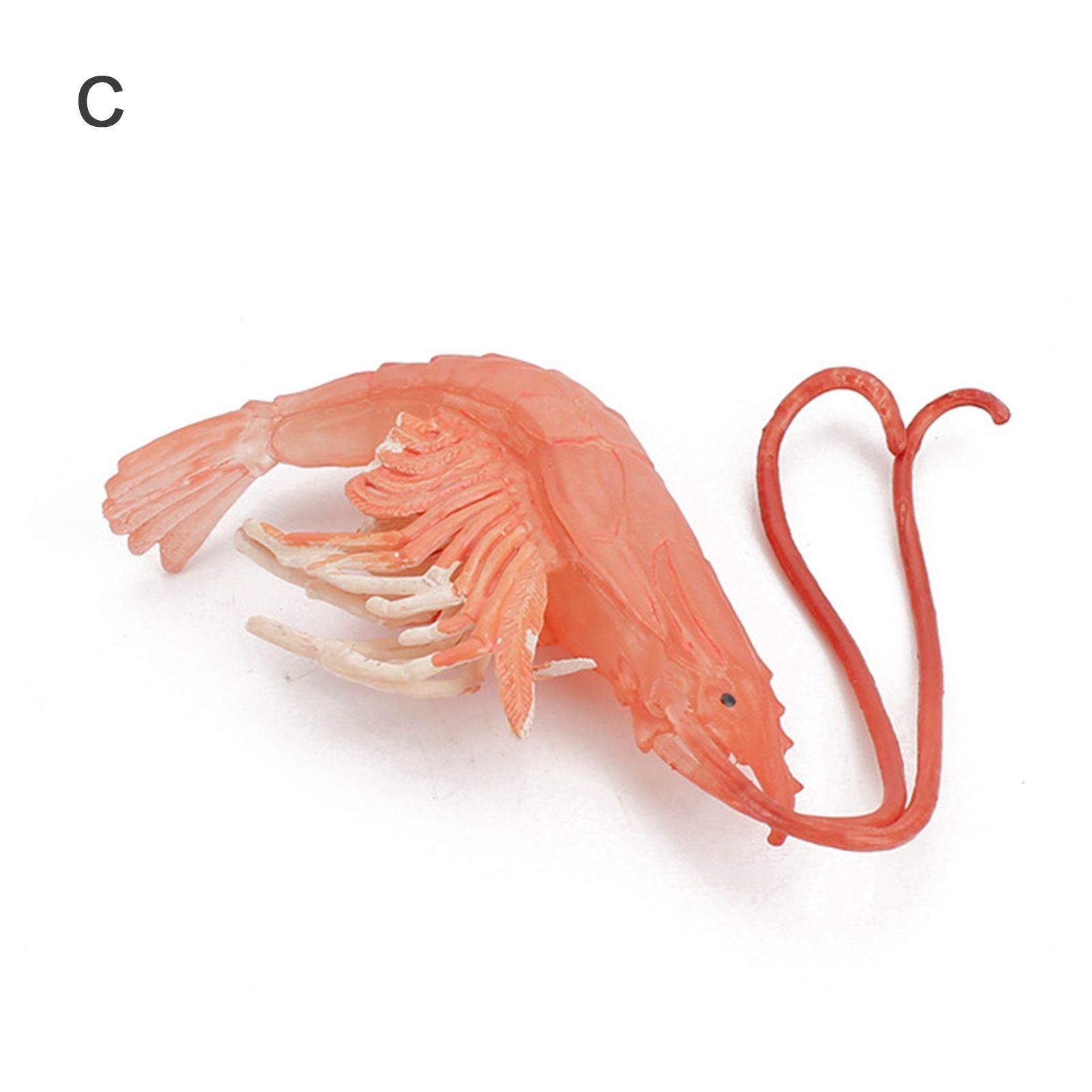 Marine Life Ocean Sea Animals Grouper Shrimp Squid Starfish Simulation Ornament