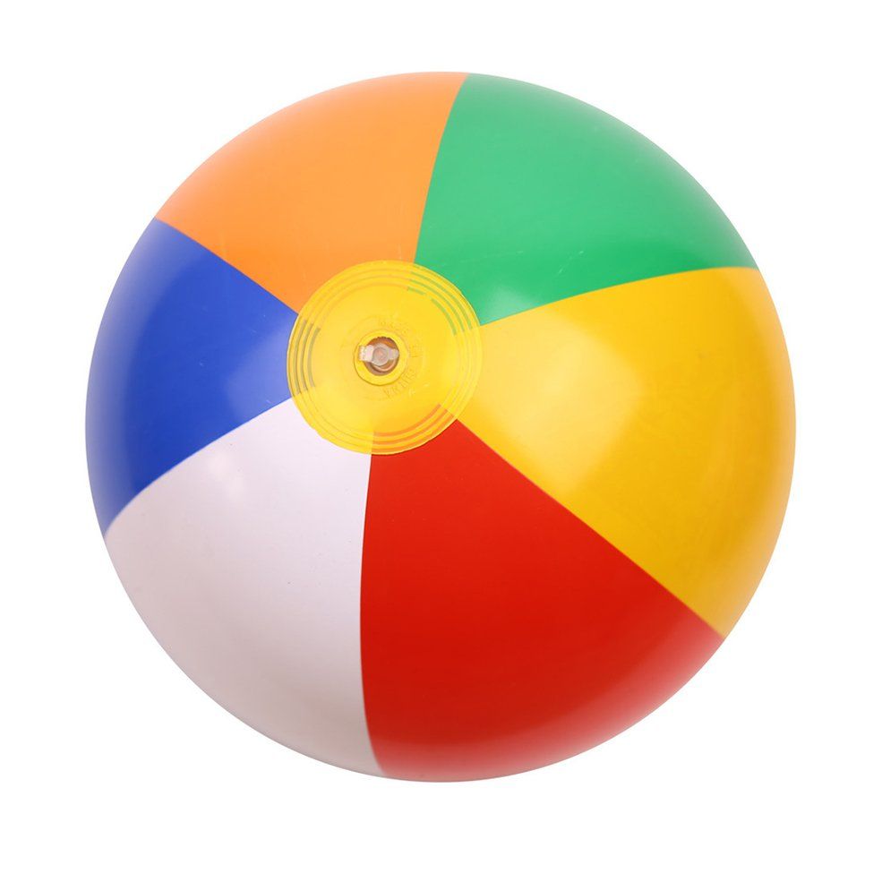Inflatable Beach Ball Inflator Water Balloon Summer Outdoor Beach Swimming Toy