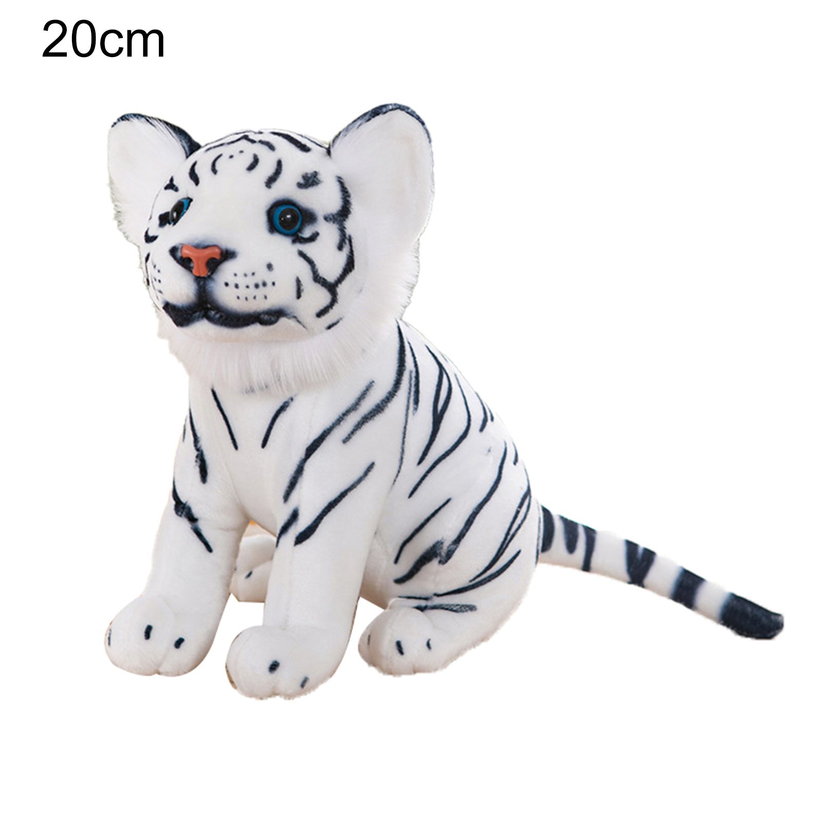 Tiger Stuffed Toy Ultrasoft Breathable Decorative Toy Sofa Window Decoration Stuffed Tiger Doll for Children