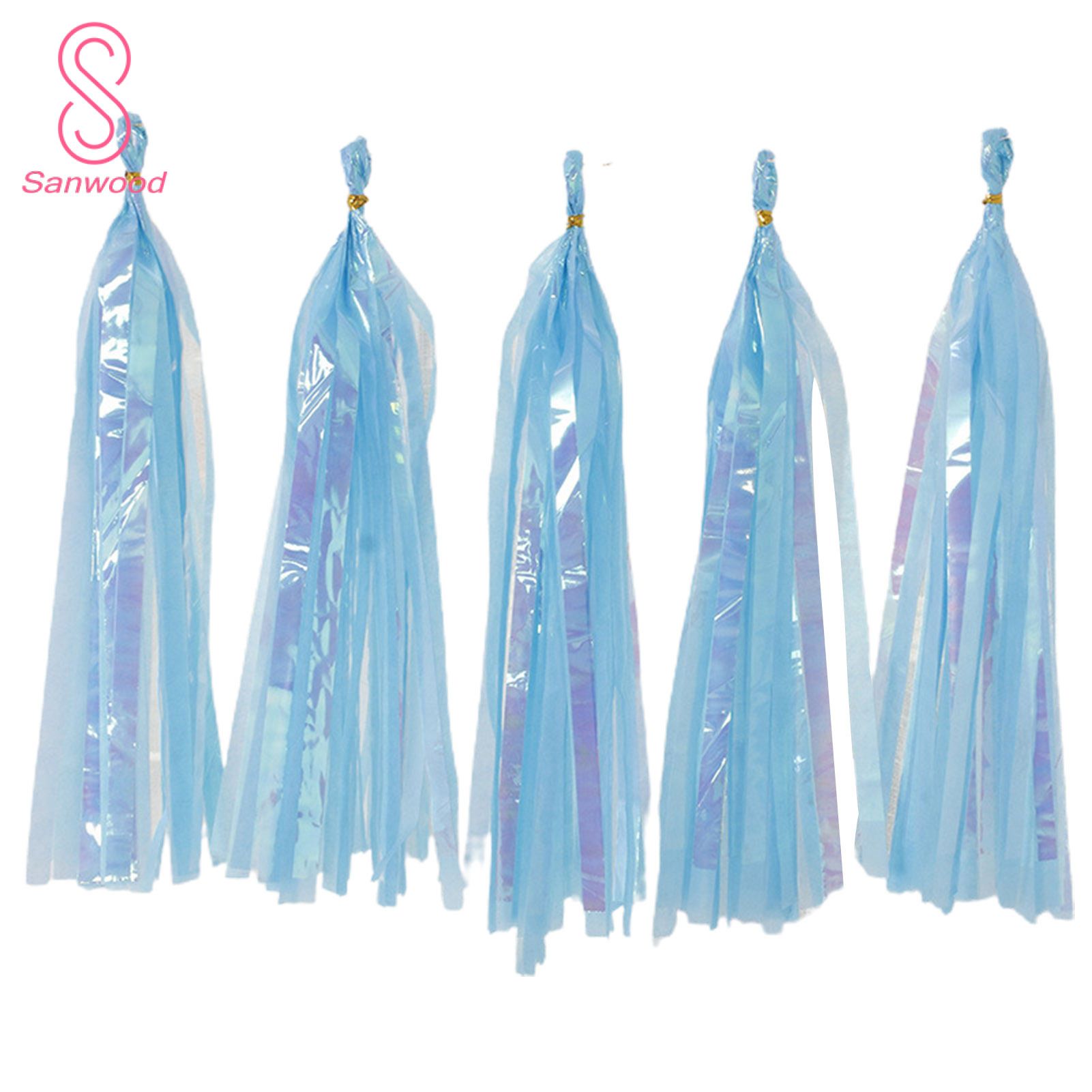 Christmas Bunting Delicate Fine Swing Twinkling Paper Tassels