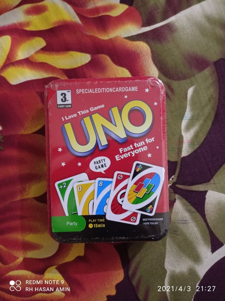 UNO Card metal box