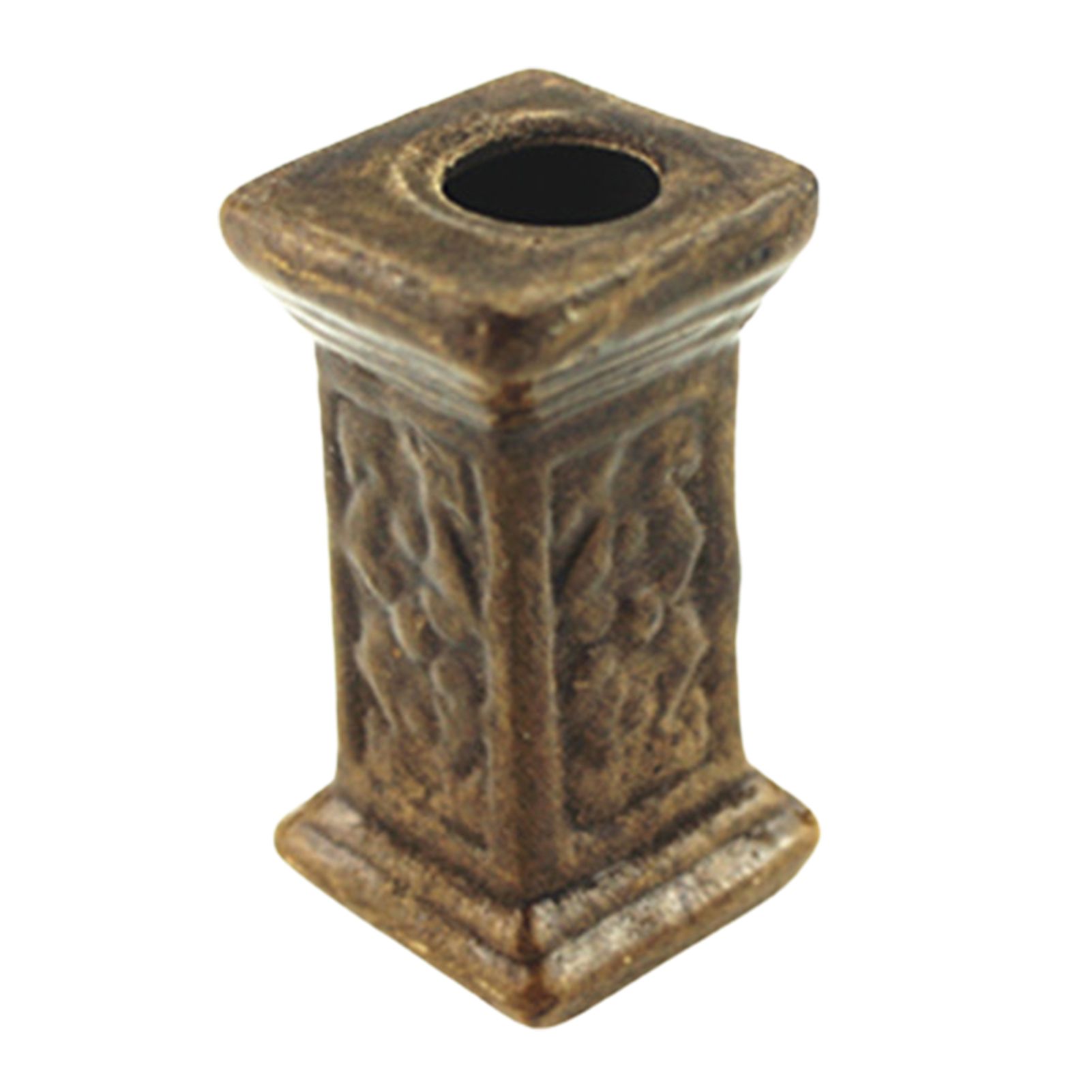 Dollhouse Retro Column Compact Anti-deformed Delicate Mini Ceramic Column Model for Ornament