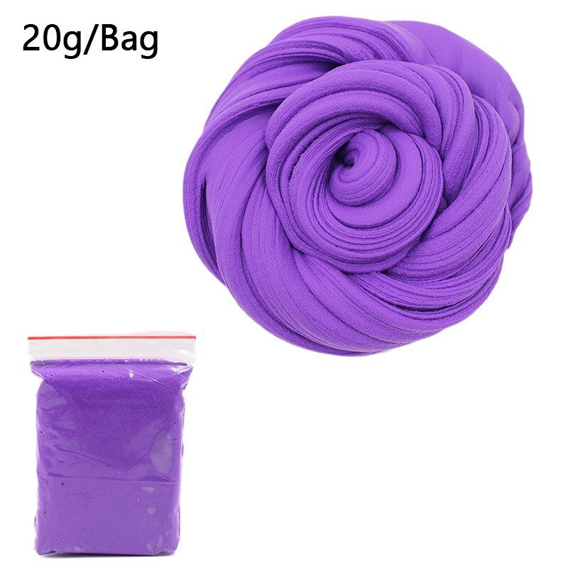 Slime 3D Fluffy Foam Clay 14 Solid Colors Cotton Slime Ball Kit No Borax Education Craft DIY Antistress Toys for Children