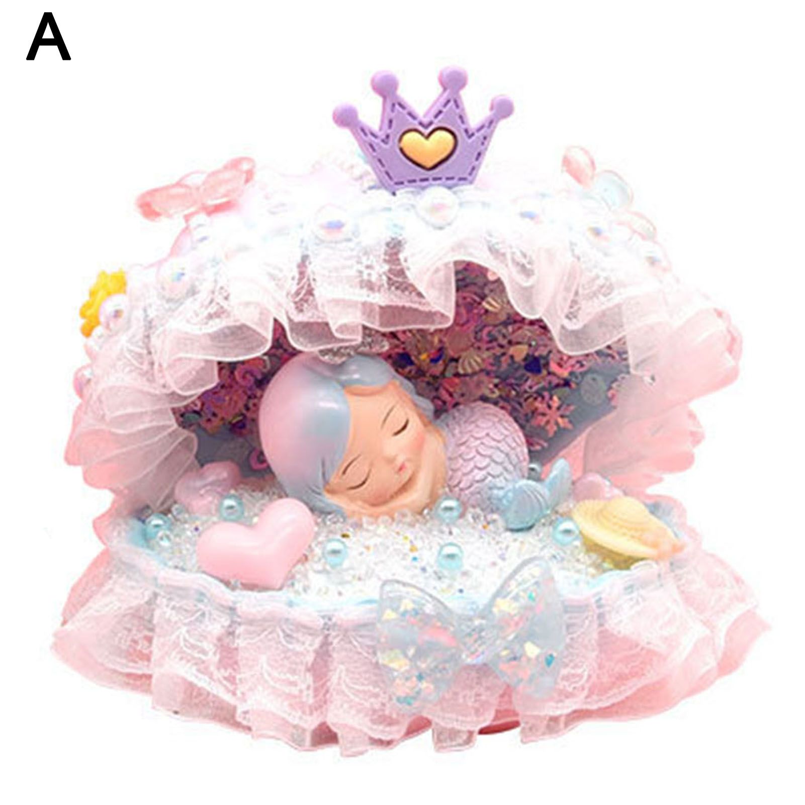 DIY Toy cessories Nice-looking Girl Making Ornaments Mermaid Glowing Light Toy