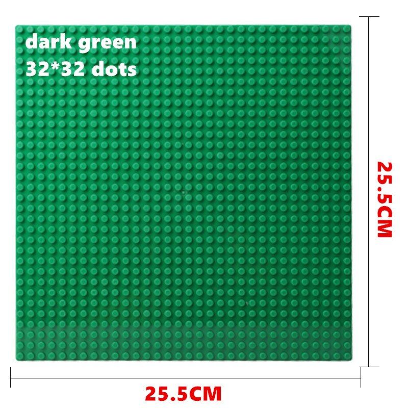 Classic Base Plates Plastic Bricks Baseplates Compatible City Dimensions Building Blocks Construction Toys 32*32 Dots