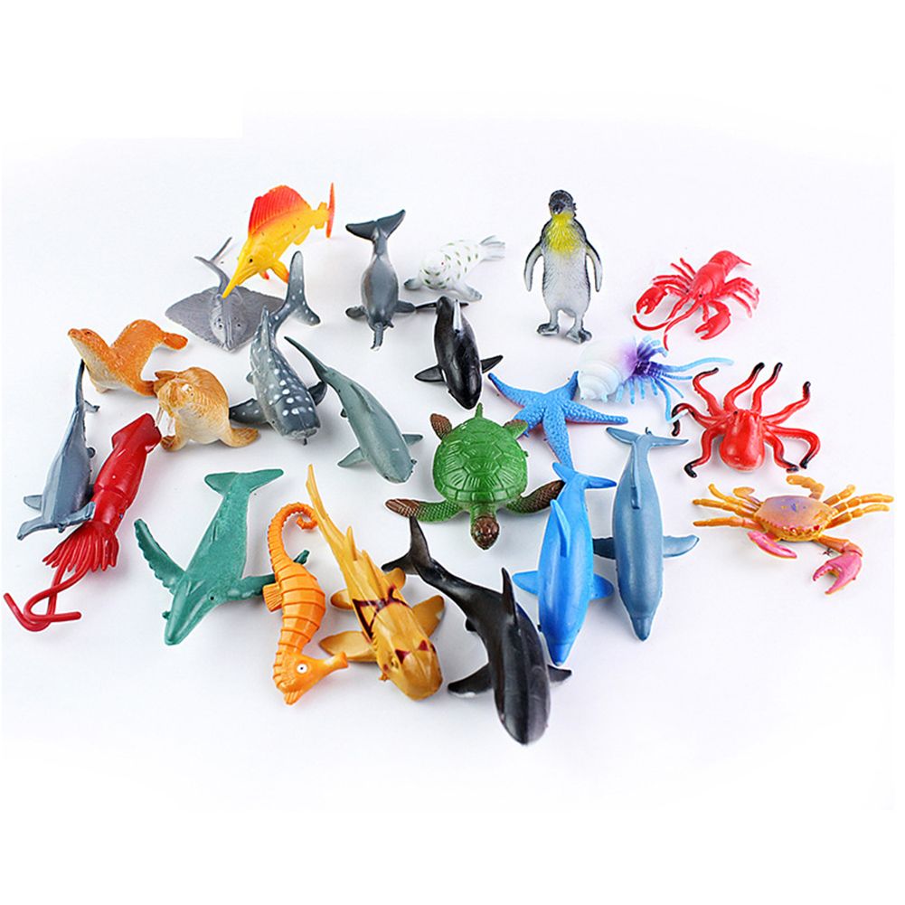 Yfashion 24pcs/Set ldren ni Marine l oy Funny ame Education oy ift