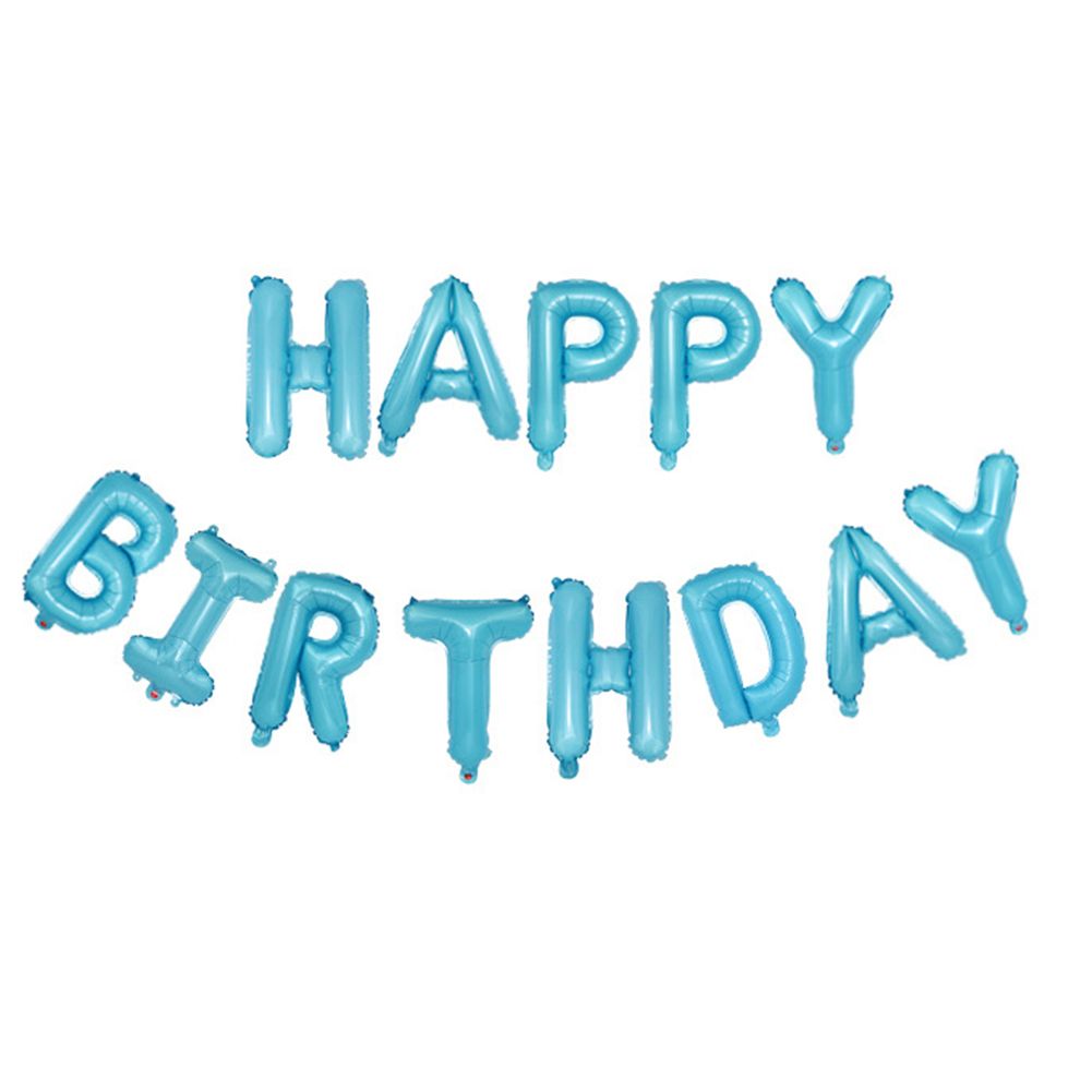 16inch Happy Birthday Letter Aluminum Foil Balloons Decoration Party Supplies