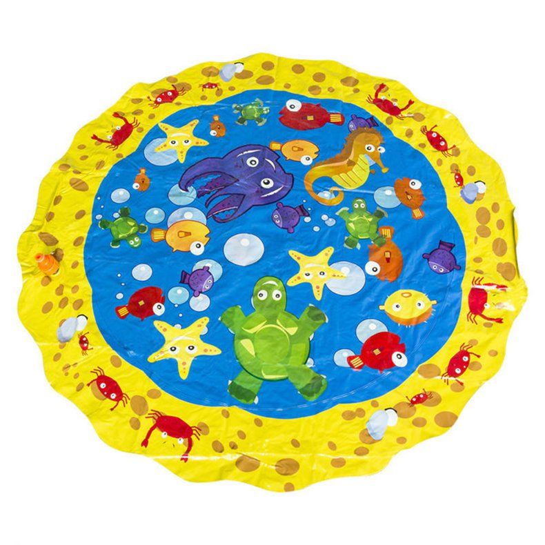 Inflatable Sprinkler Ring PVC Cushion Children Outdoor Sprinkler Toys