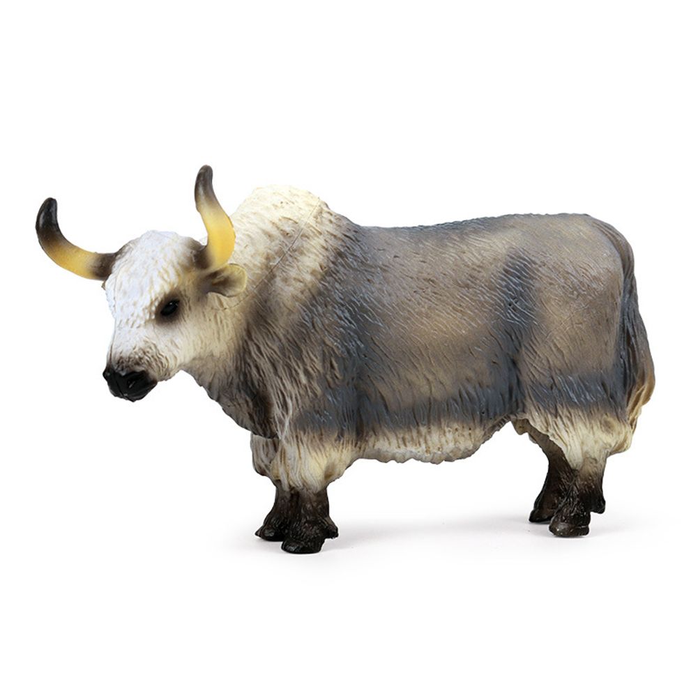 Simulation Bull OX Yak Animal Figurine PVC Model Table Decor Kids Education Toy