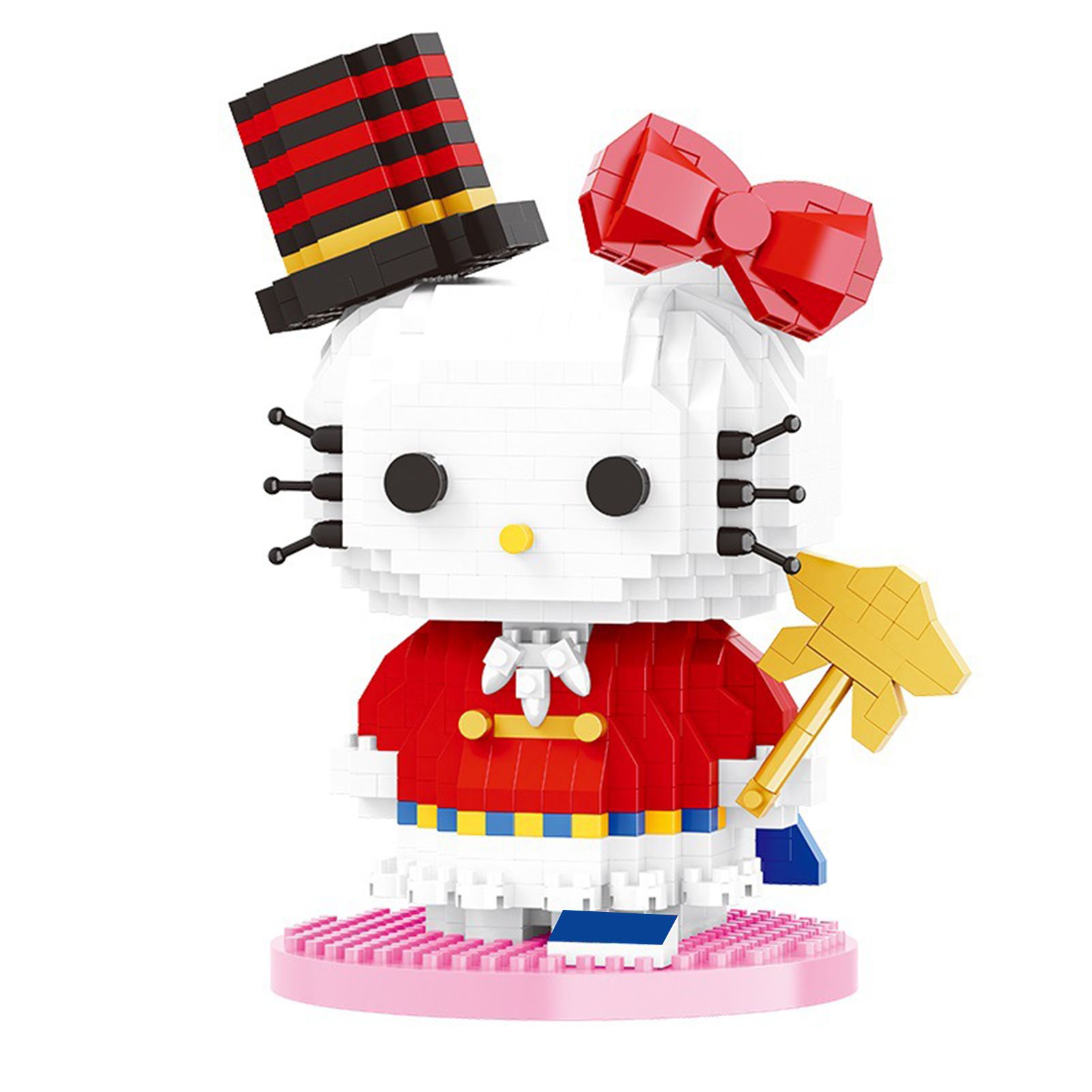 1Set Building Blocks Adorable Parent-child Interaction Durable Micro Blocks Construction Model for Birthday Gift