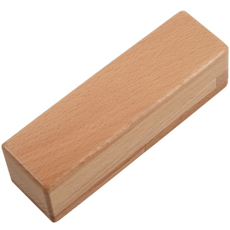 Wooden Brain Teaser Secret Opening Puzzle Box Magic Mysterious Box Box - Wood color