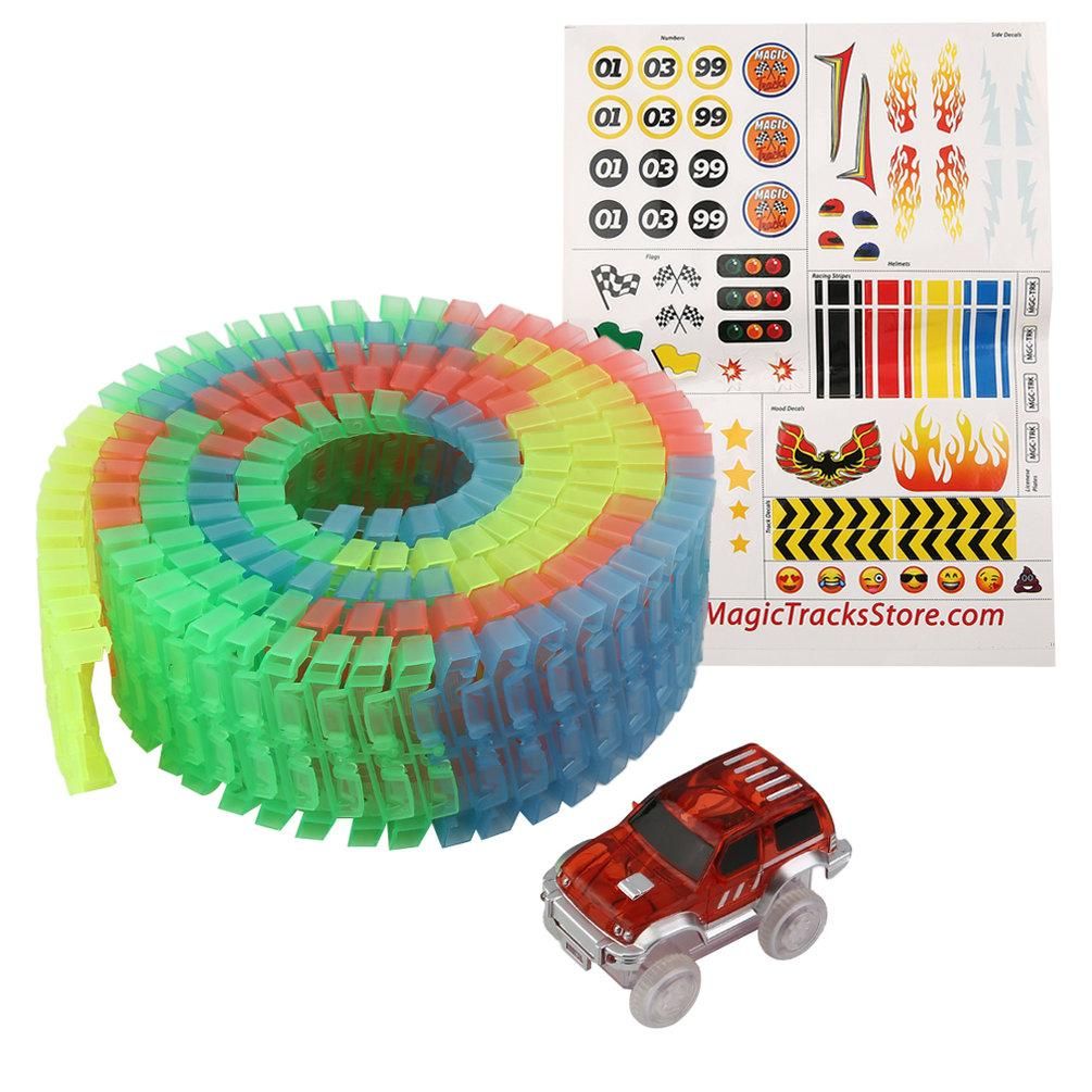 UR DIY Fun Puzzle Toy Car Track Electronics Rail Car Toys for Children Boys