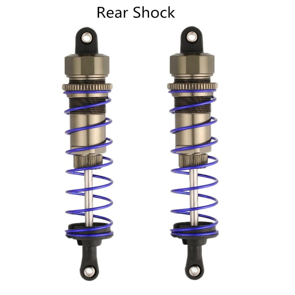 Yfashion 2PCS ZD Racing 7358/7359 Front/Rear Oil Filled Shock Absorber for 9106s 1/10 RC Car Parts