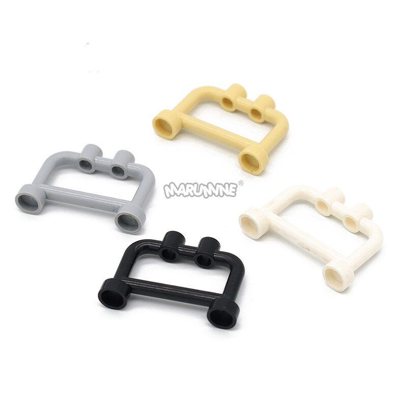 Marumine Hanger 1x4x2 With 2 Cored Knobs 4083 Guardrail Fence Creative Bricks DIY Children Railing Home Assembling Model For Kid
