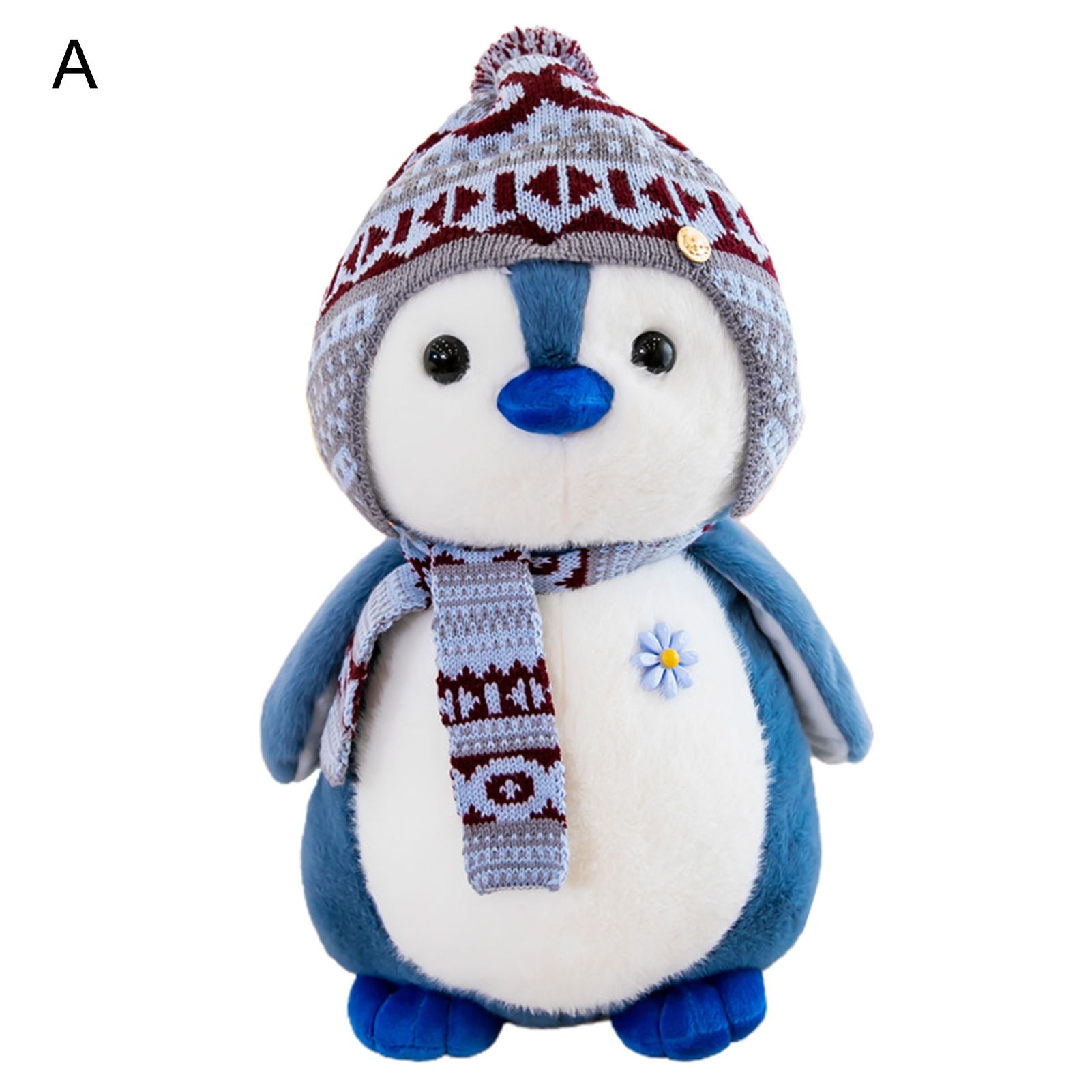 Greenhome Penguin Doll Skin-friendly Finely Stitched PP Cotton Plush Toy Simulation Penguin for Decoration