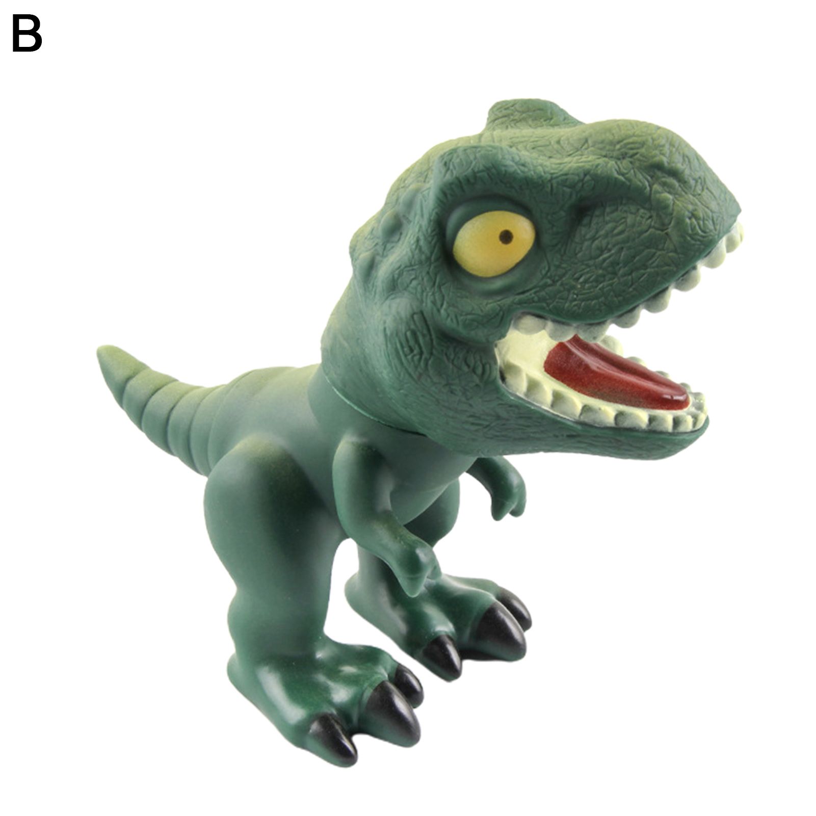 Dinosaur Toy Head Movable 360 Degrees Easy to Grasp Perfect Gift Clear Texture Dinosaur Model Toy for Playing