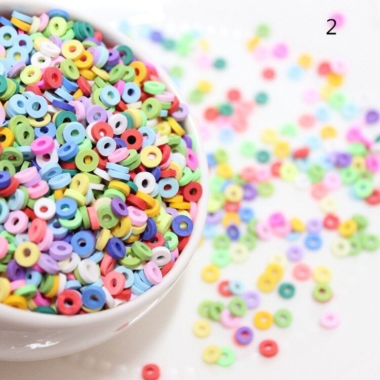 100g/bag Slime Clay Sprinkles Filler DIY Supplies Candy Fake Cake Dessert Mud Decoration Toys Accessories