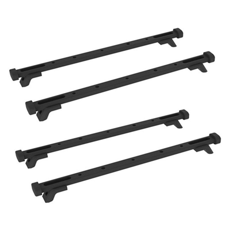 4x Luggage Carrier Roof Rack Roof Fixing Rail for 1/10 RC Crawler Traxxas TRX4 TRX6 Axial SCX10 III 90046 AXI03007 Parts