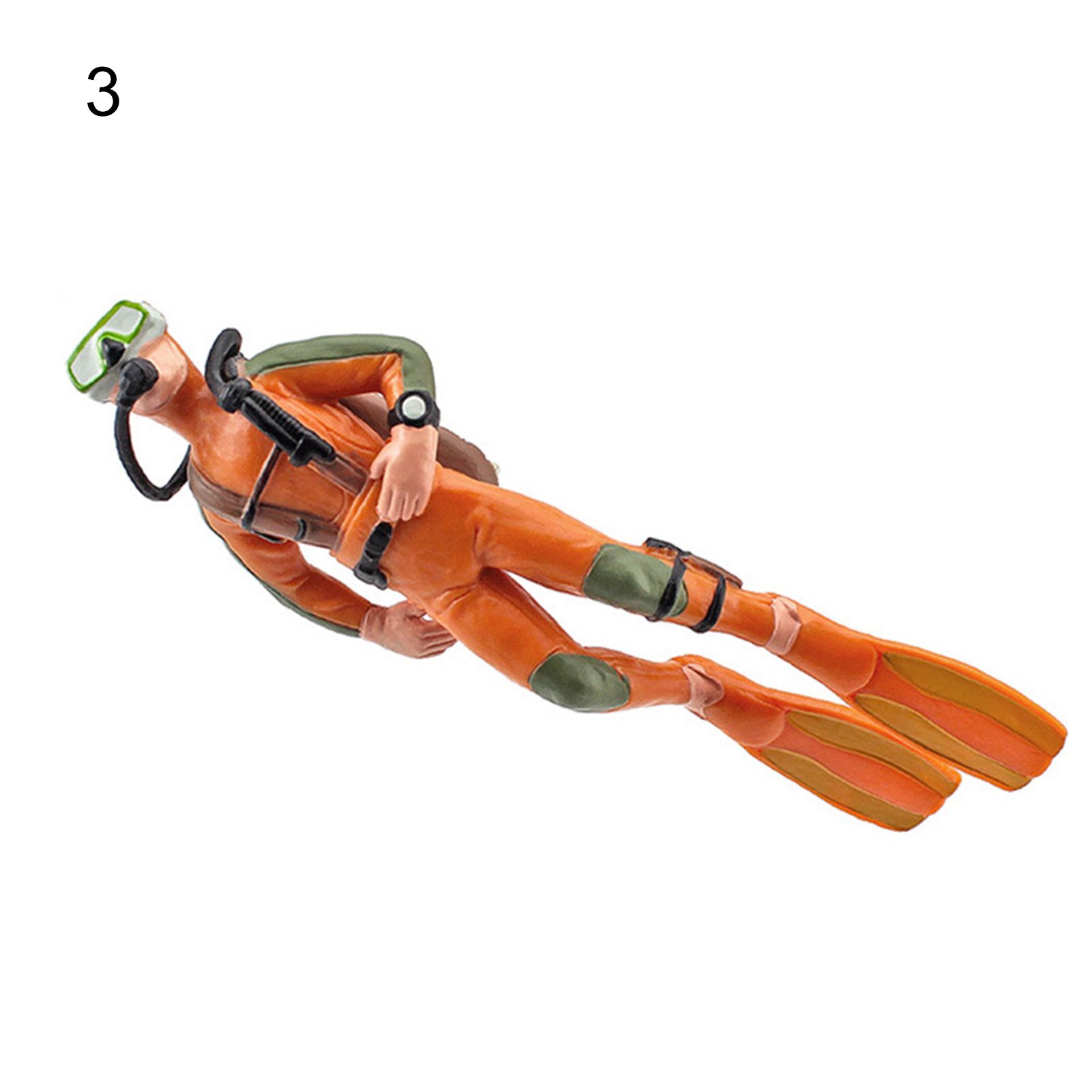 tion Figure Fine Workmanship Ocean Scene Ornament Diver Doll