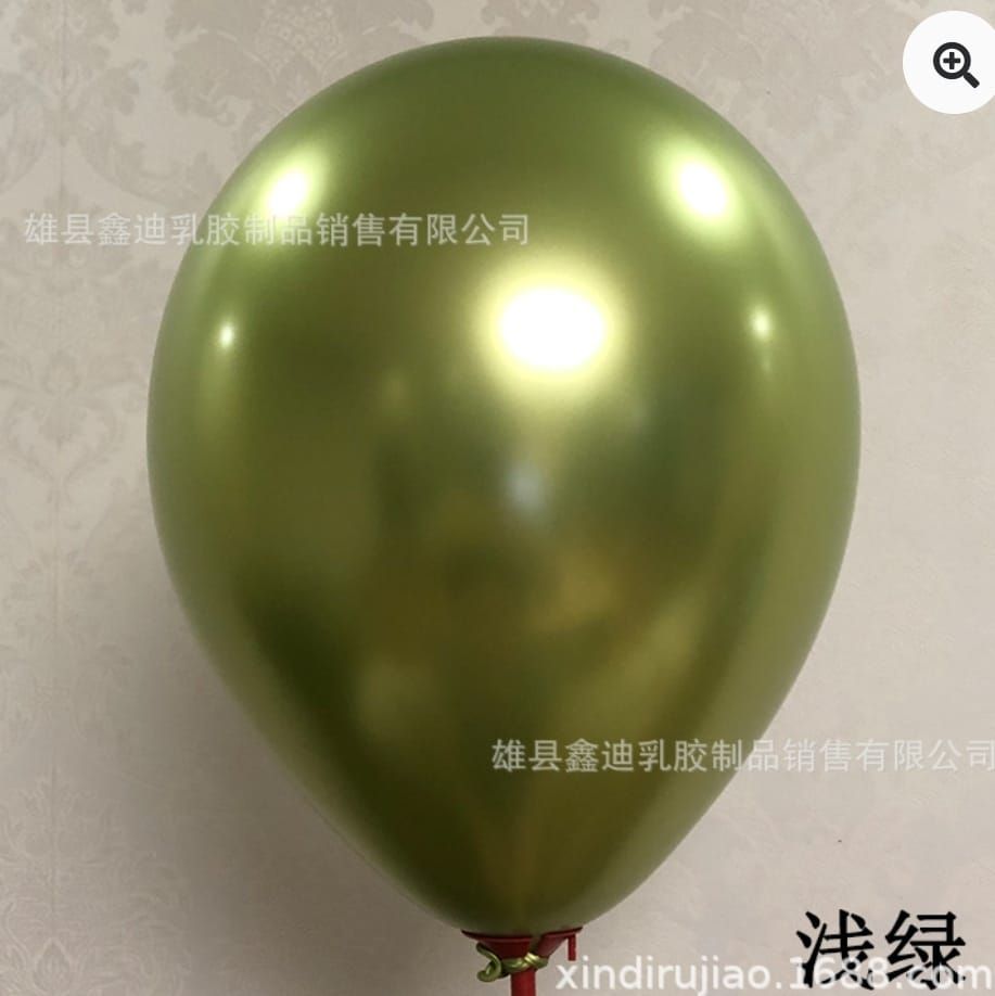Solid Metallic Balloons for Decoration, 10-12 inch Pack of 25 Balloons