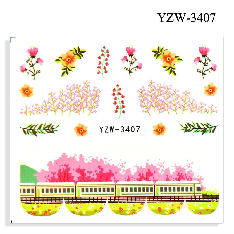 1pc Hepburn Sliders for Nails Inscriptions Letter Stickers Decal Human Face Manicure Nail Art Decoration Wrap