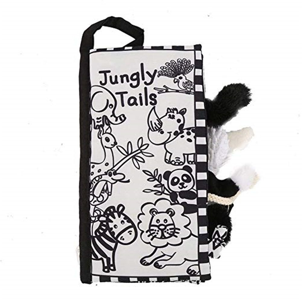 Yfashion Baby Early Education oys Black and White Puzzle ail Cloth Book