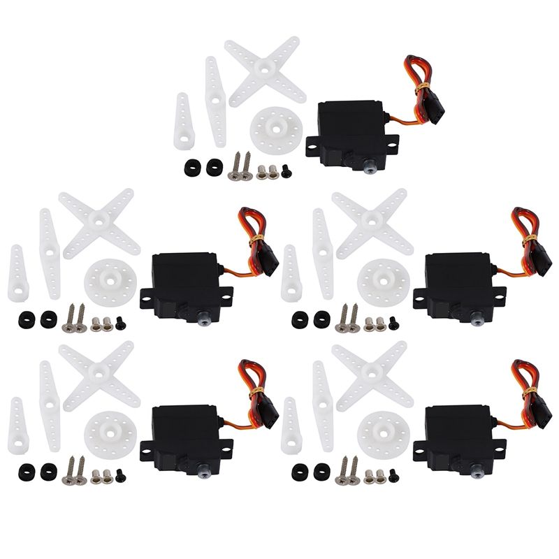 5X Upgrade Digital Servo Metal Steering Gear Pdi-1181Mg 17G 3.5Kg for Wpl Rc Car B1/16/24 C14/24 Helicopter Boat