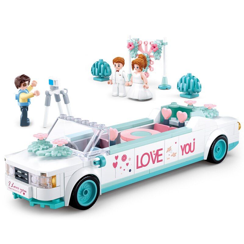 Bus City Technic UK London Building Blocks School Vehicle Friends Wedding Car Traffic Bricks Double Decker Station Girls Gfts