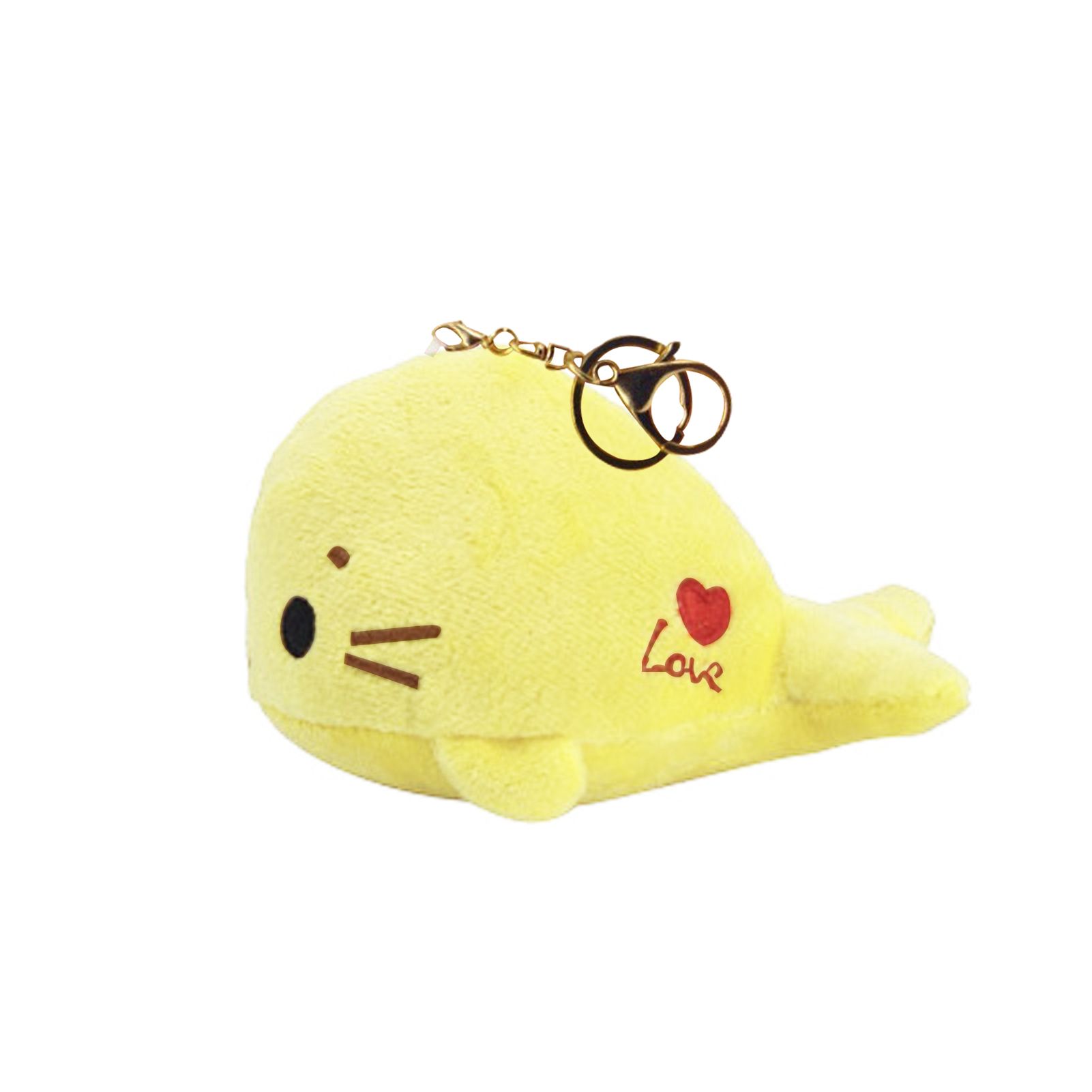 Mini Cute Cartoon Sea Lion Soft Plush Doll Hanging Toy Bag Pendant Ornaments