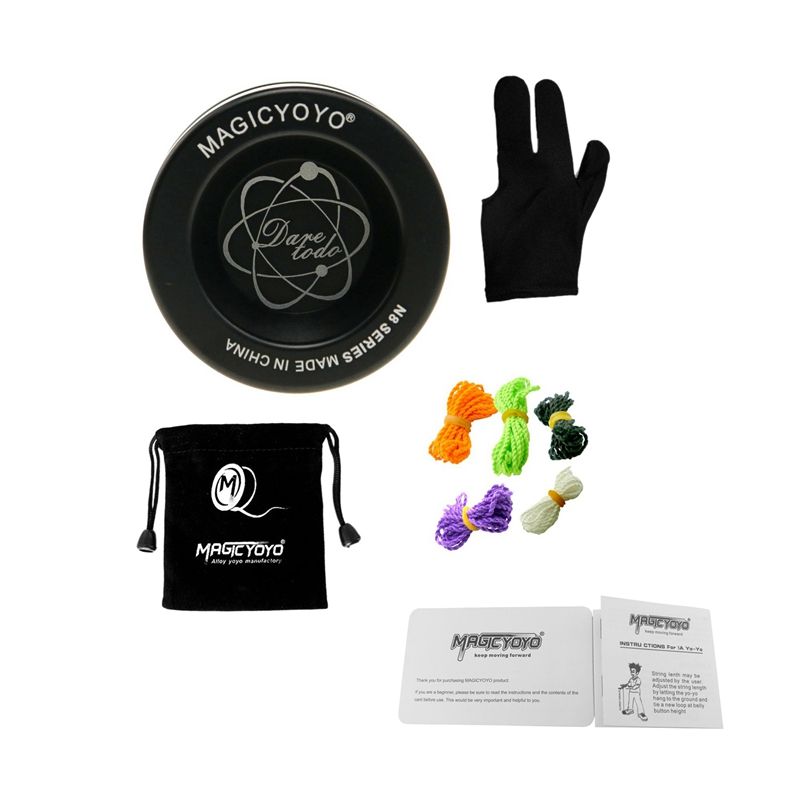 MAGICYOYO N8 Unresponsive Yoyo Alloy Aluminum Yo Yo + 5 Strings + G+Yoyo Bag