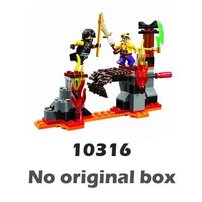 94pcs Ninja Lava Falls Cole Slevin Skull Helmet 10316 Figure Building Block Assemble Toys Educational Compatible With