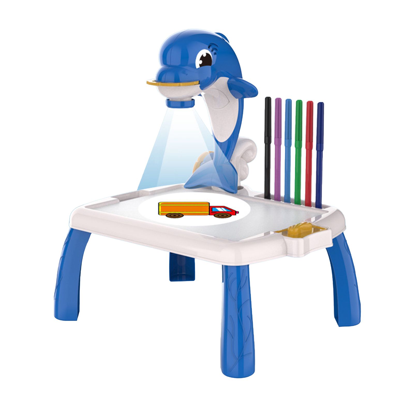 Projector Drawing Pad Imagination Ability Graffiti Children Projection Drawing Board